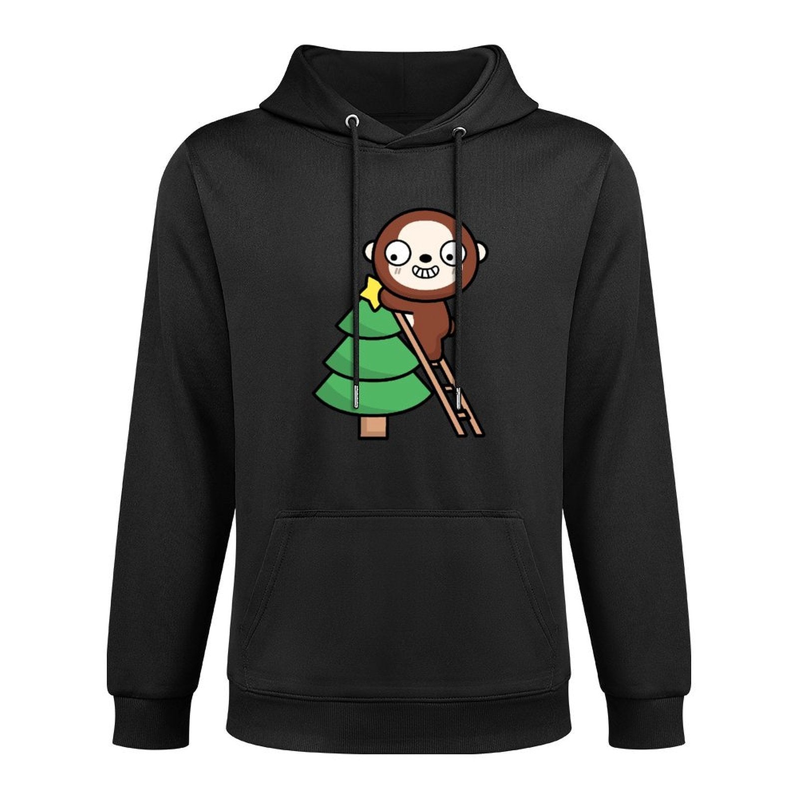 Easy-Care Plain Front Graphic Hoodies